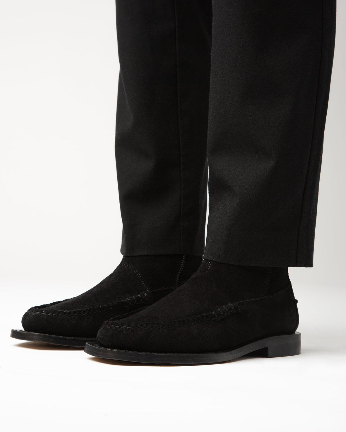 ANDREU SUEDE - Men's Low-calf Zipped Boot