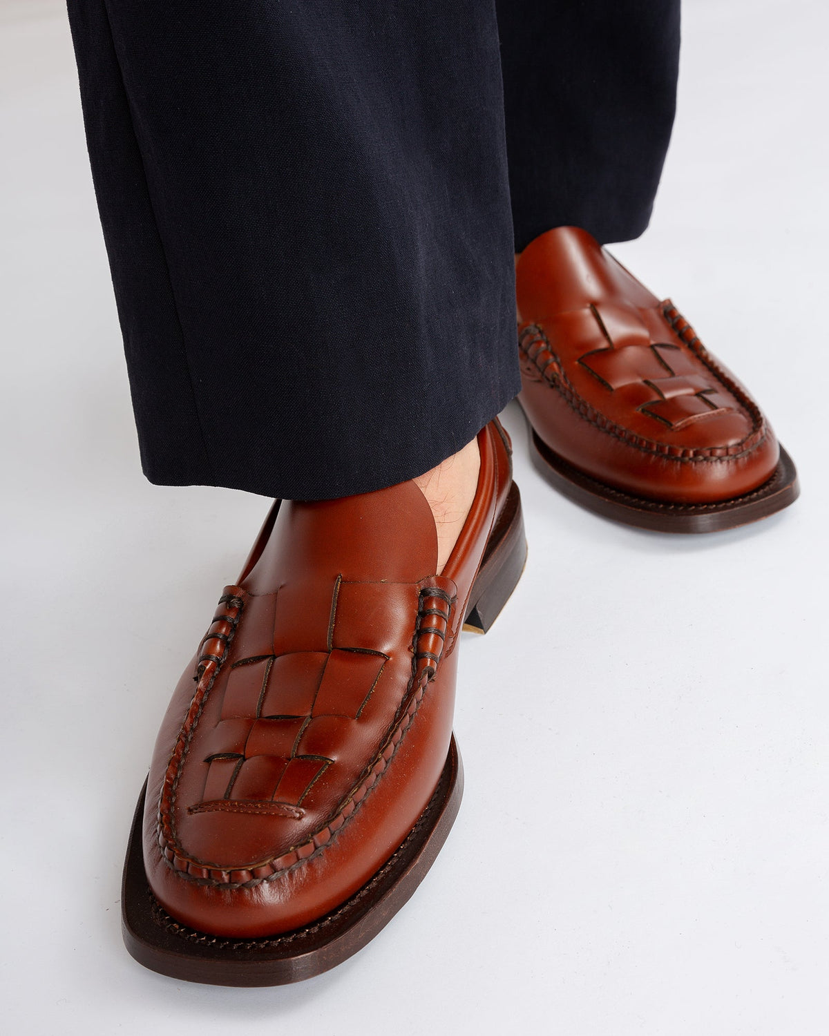 NOMBELA - FOR ALL - Interwoven Detail Slip-On Loafer