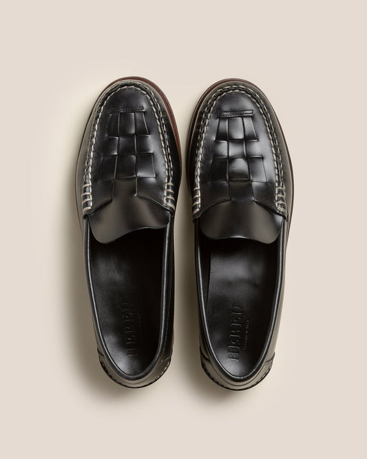 NOMBELA VEG TAN - Men's Interwoven Detail Slip-On Loafer