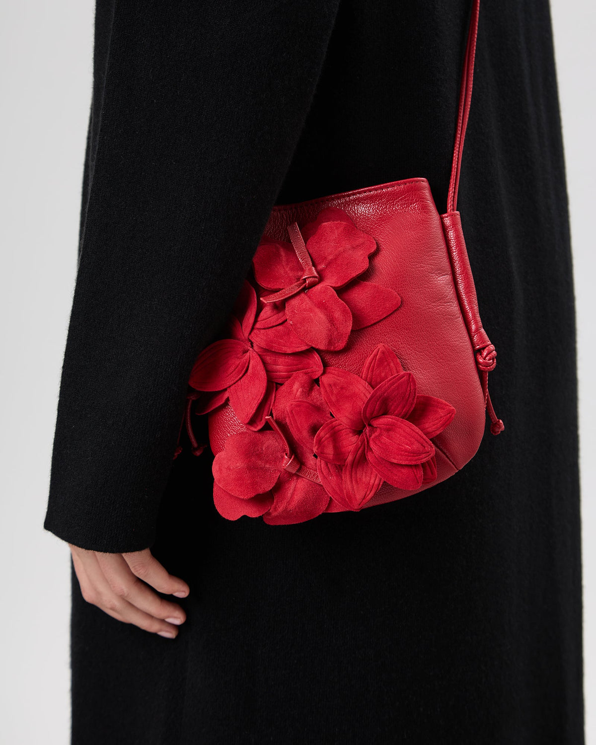 FLORIT - Flower-Detail Crossbody Bag