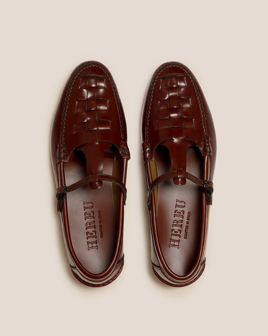 MAQUEDA - Men's Interwoven T-Bar Loafer