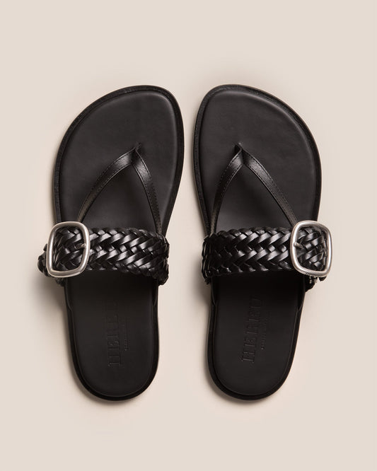 TANCA - Woven Belt Detail Thong Sandal