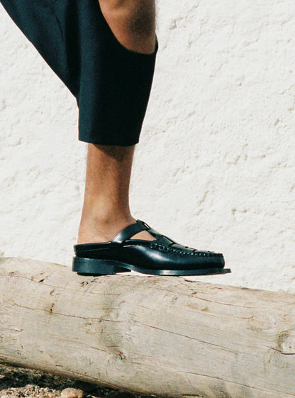 BONELL - FOR ALL - Woven T-bar Mule Loafer
