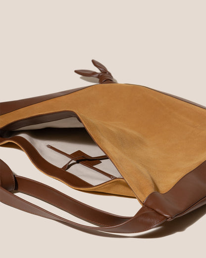 CADOR SUEDE - Slouchy Shoulder Bag