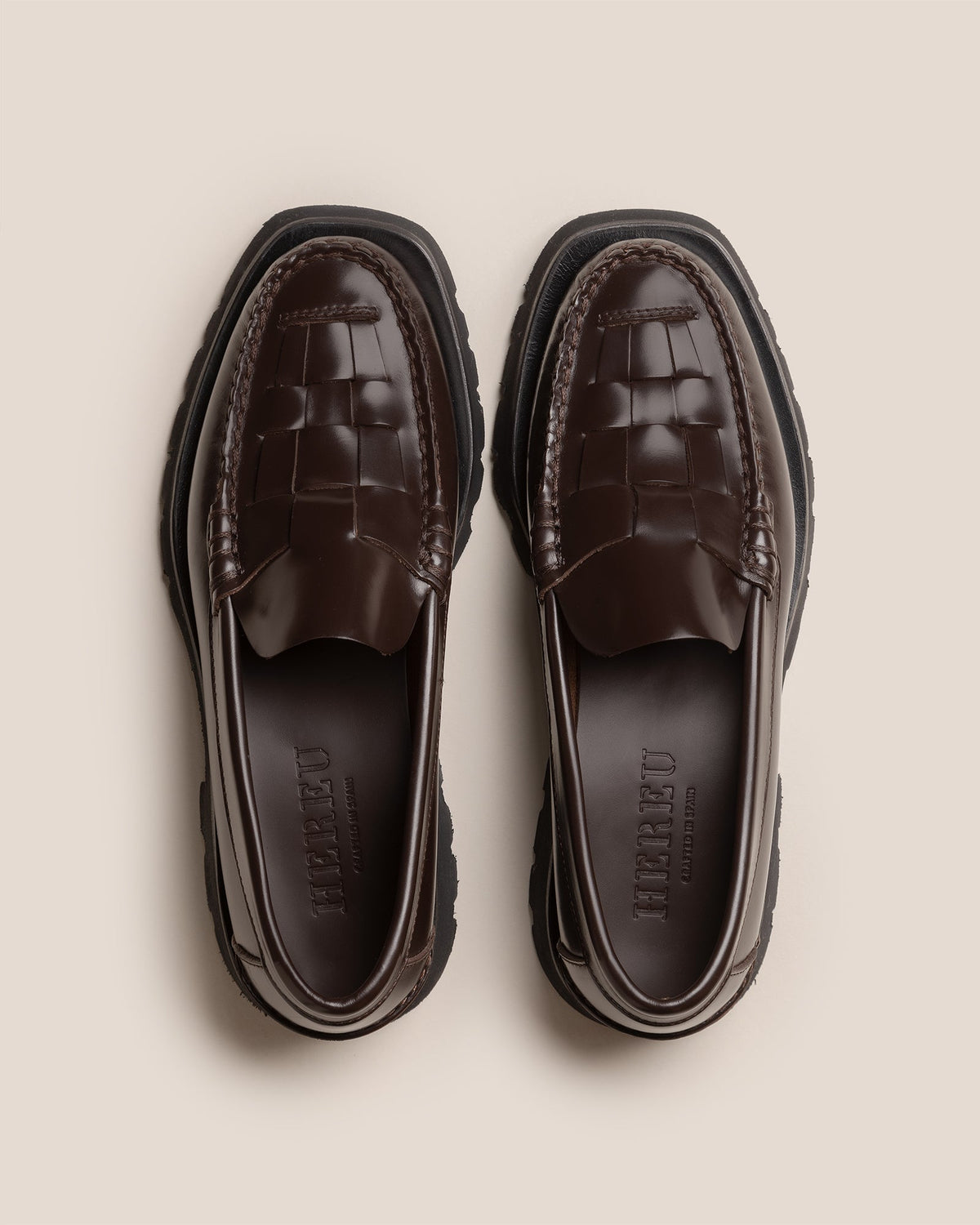 NOMBELA SPORT - Tread Sole Interwoven Detail Slip-On Loafer