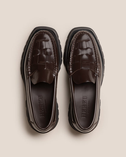 NOMBELA SPORT - Men's Tread Sole Interwoven Detail Slip-On Loafer