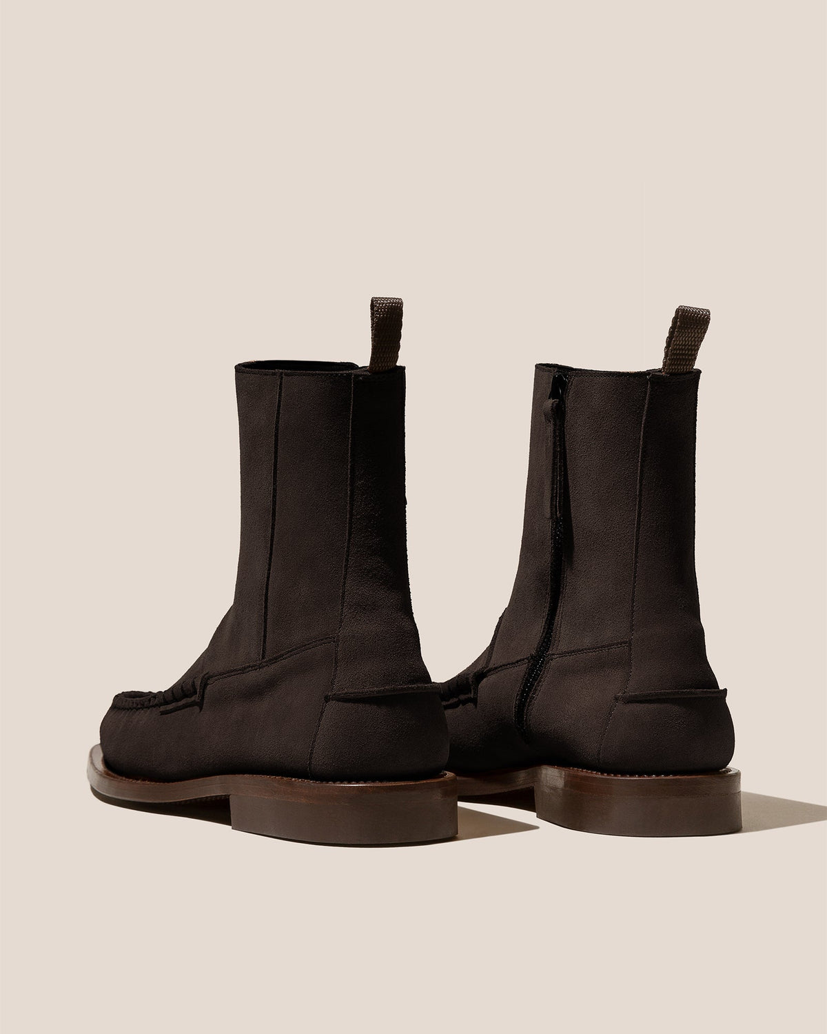 ANDREU SUEDE - Low-calf Zipped Boot