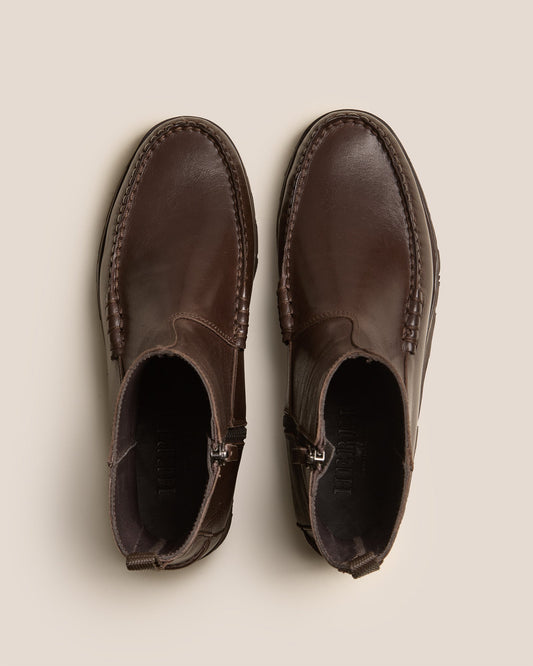 ANDREU R SPORT POLISHED - Low-calf Zipped Boot
