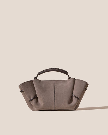 ARTA MINI SUEDE - Pleated Crossbody Bag