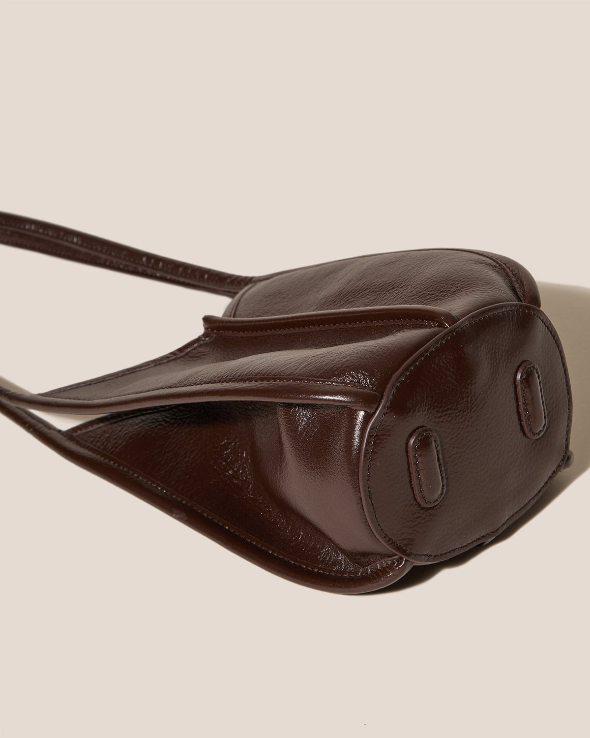 CALELLA BUCKET LEATHER - Leather-trimmed Shoulder Bag