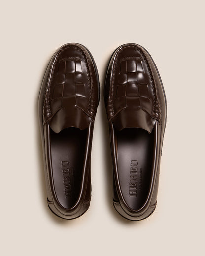 NOMBELA R SPORT - Men's Tread Sole Interwoven Detail Slip-On Loafer