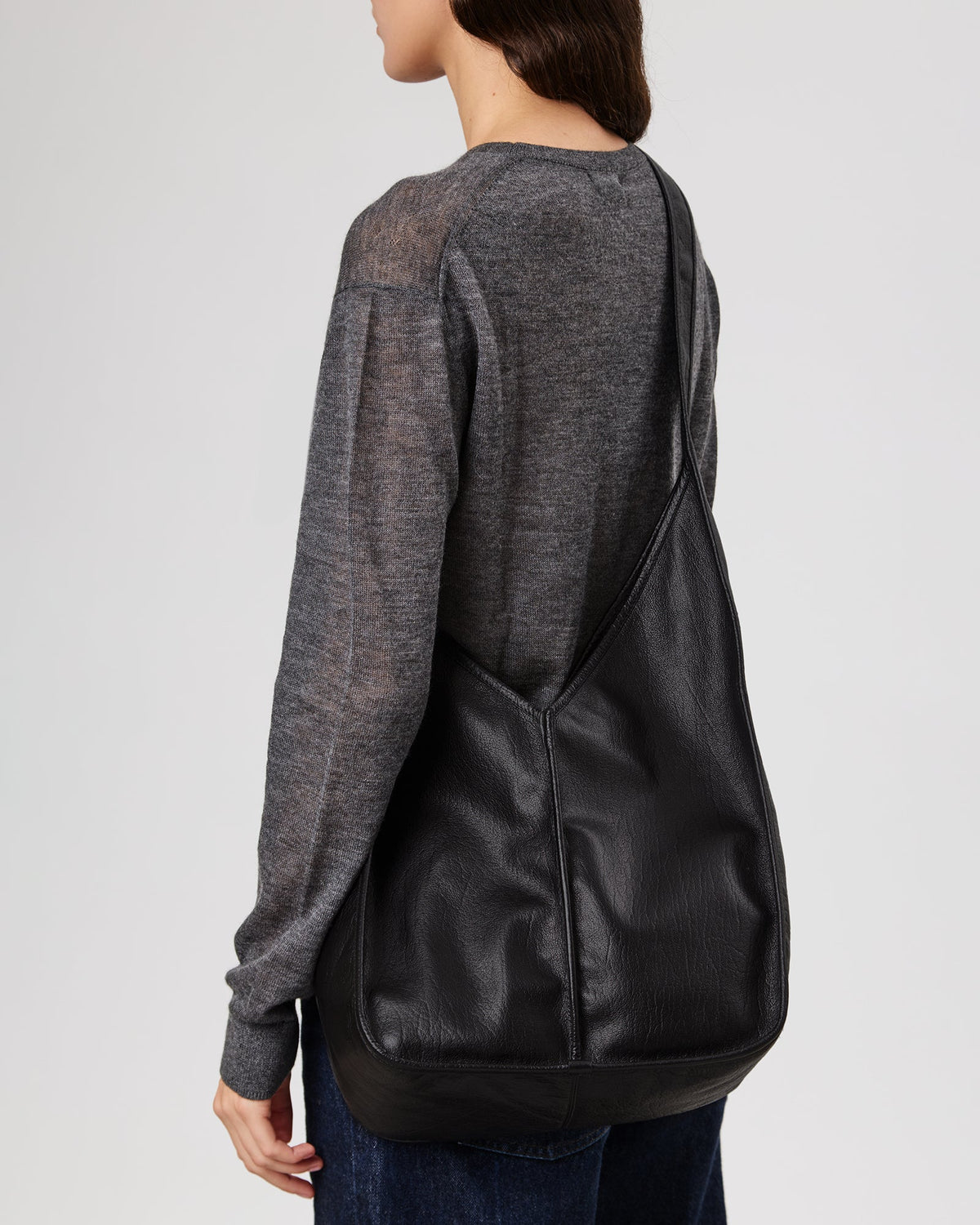 CALELLA CROSSBODY TUMBLED - Leather Crossbody Sac