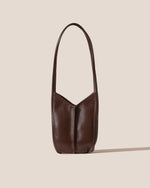CALELLA BUCKET LEATHER - Leather-trimmed Shoulder Bag