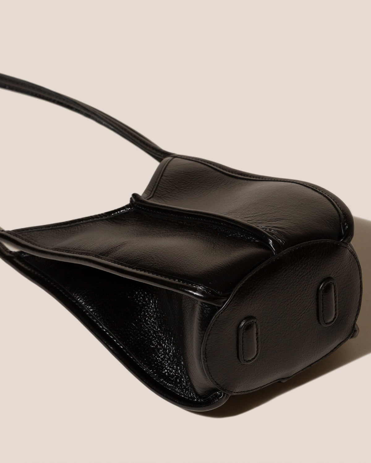 CALELLA BUCKET LEATHER - Leather-trimmed Shoulder Bag