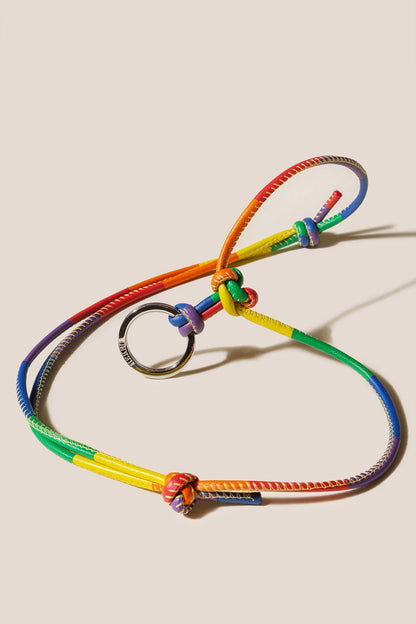 PRIDE KEYCHAIN - Multicoloured Patchwork Keychain