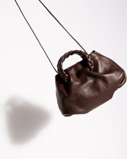 BOMBON - Plaited-handle Leather Handbag
