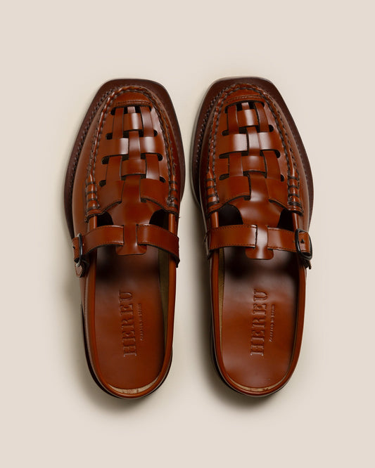 BONELL - Woven T-bar Mule Loafer