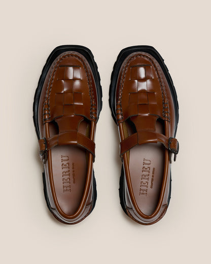 SOLLER SPORT - Men's Tread Sole T-Bar Loafer