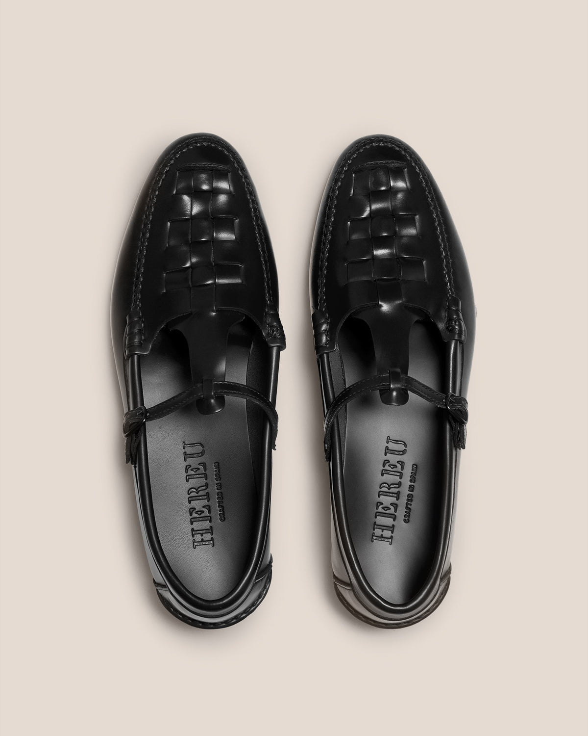 MAQUEDA - Interwoven T-Bar Loafer