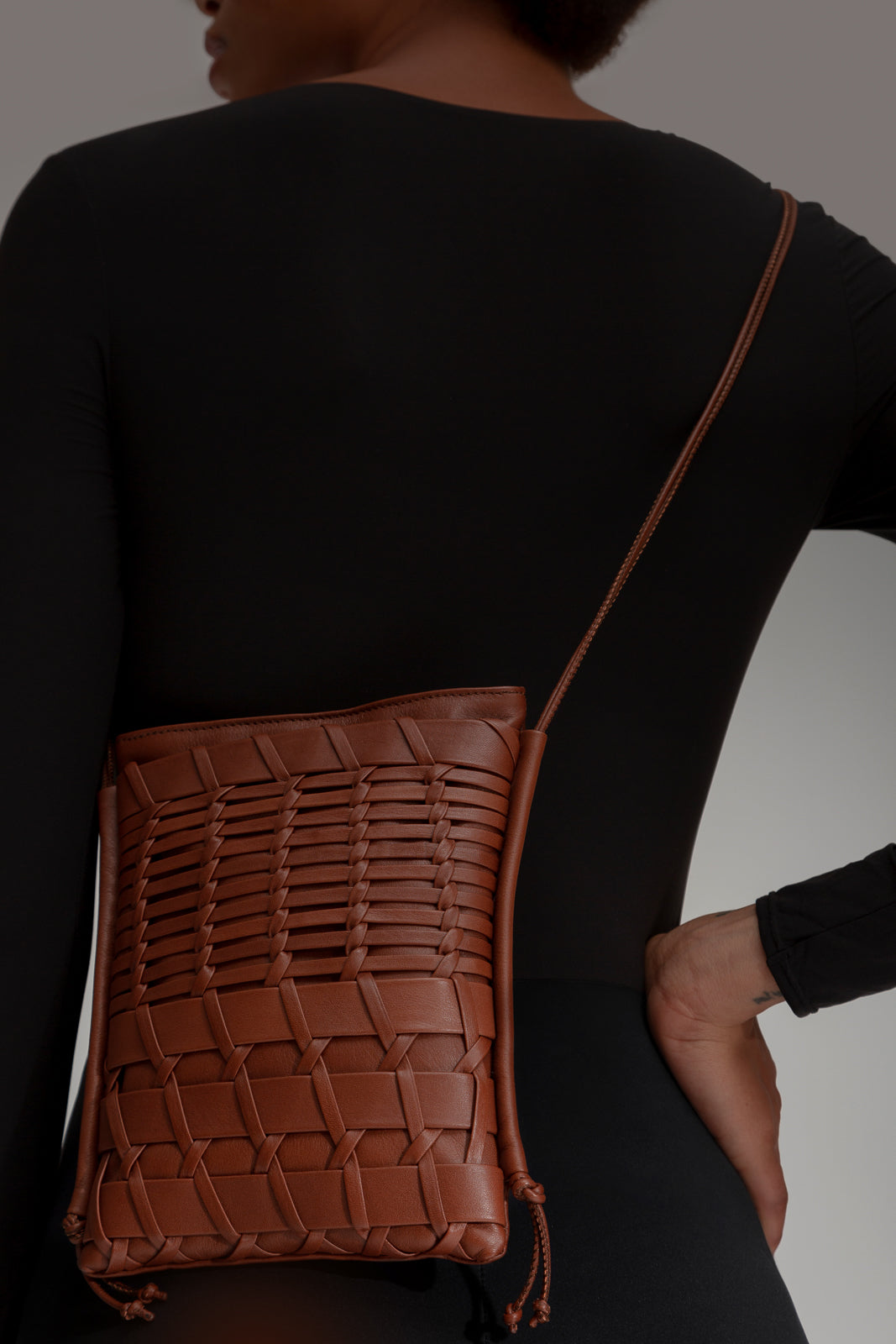 TRENA - Flat Square Crossbody Bag