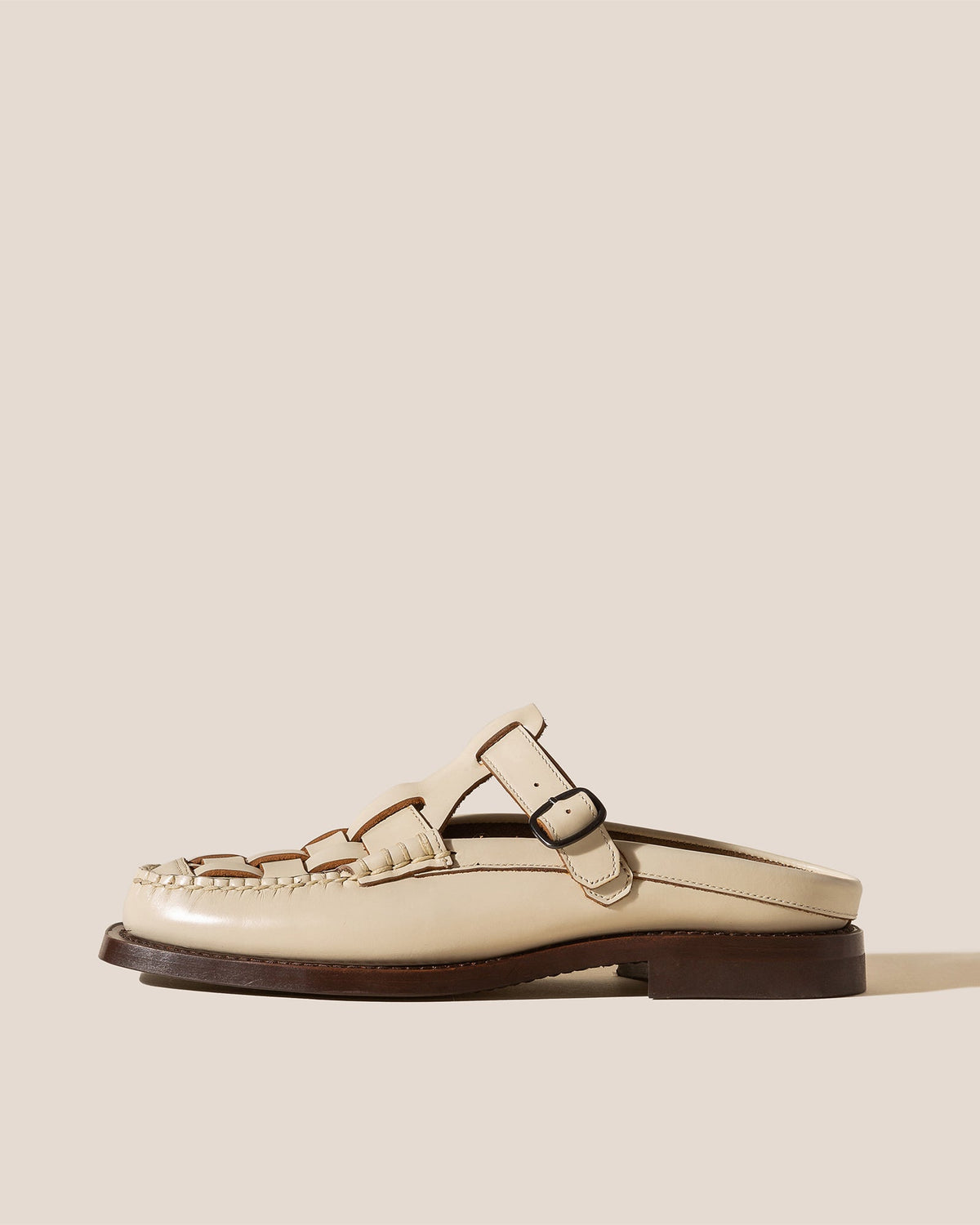 BONELL - Woven T-bar Mule Loafer