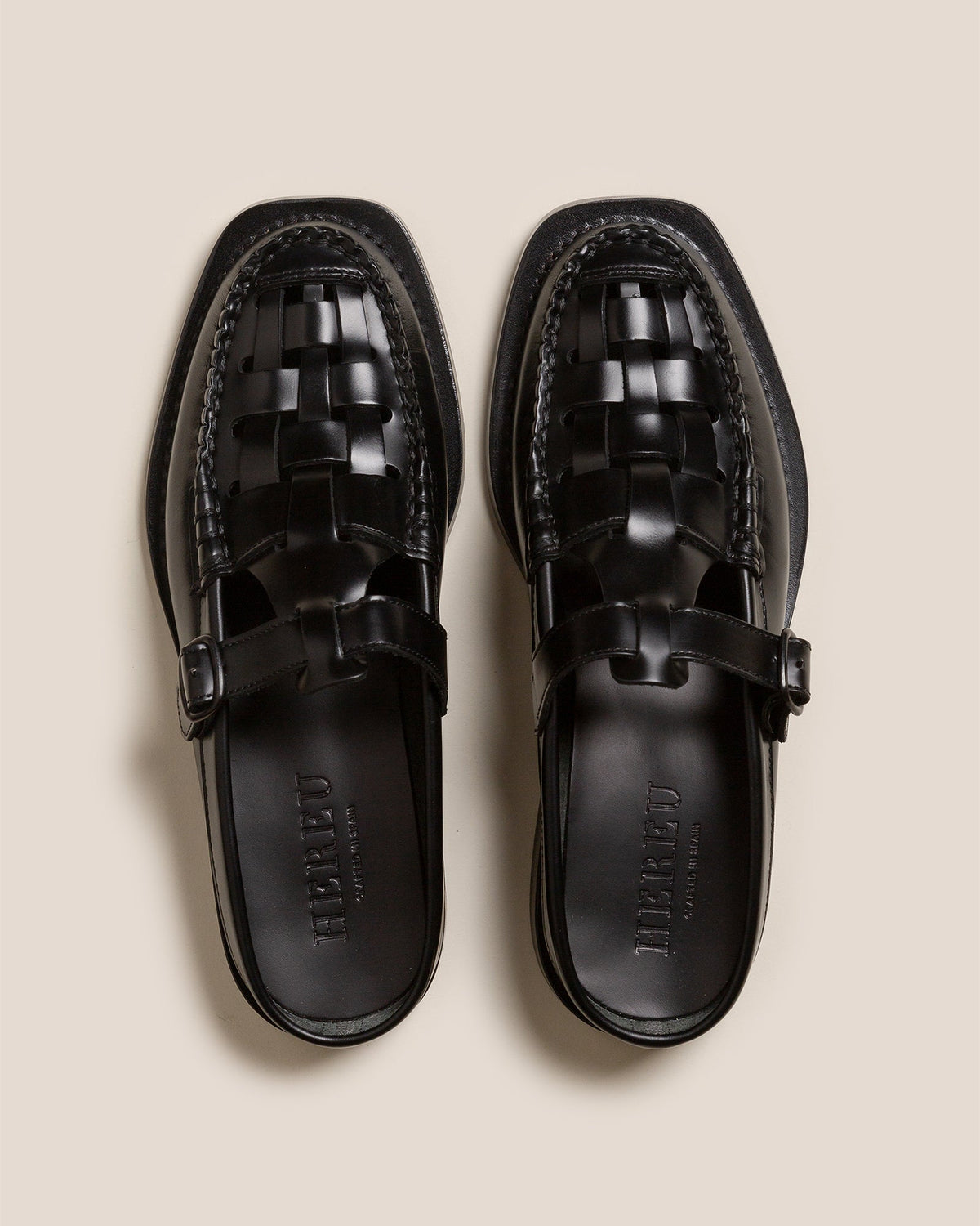 BONELL - Men's Woven T-bar Mule Loafer
