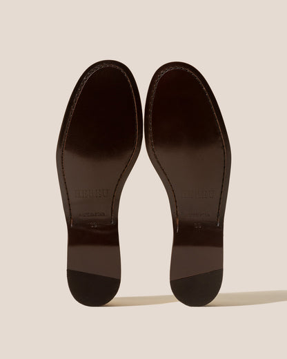 SASTRE SUPPLE SHINY - Men's Braided Seams Slip-On Loafer