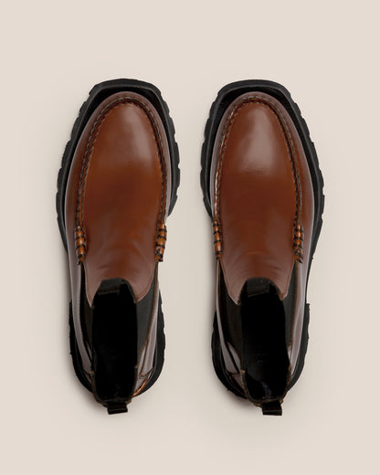 ALDA SPORT - Men's Tread Sole Low-calf Chelsea Boot