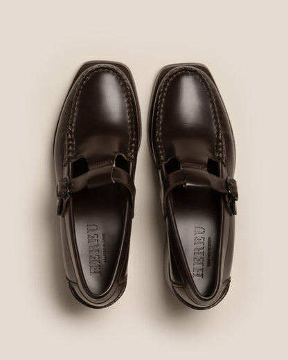 ALBER HEELED - T-Bar Loafer