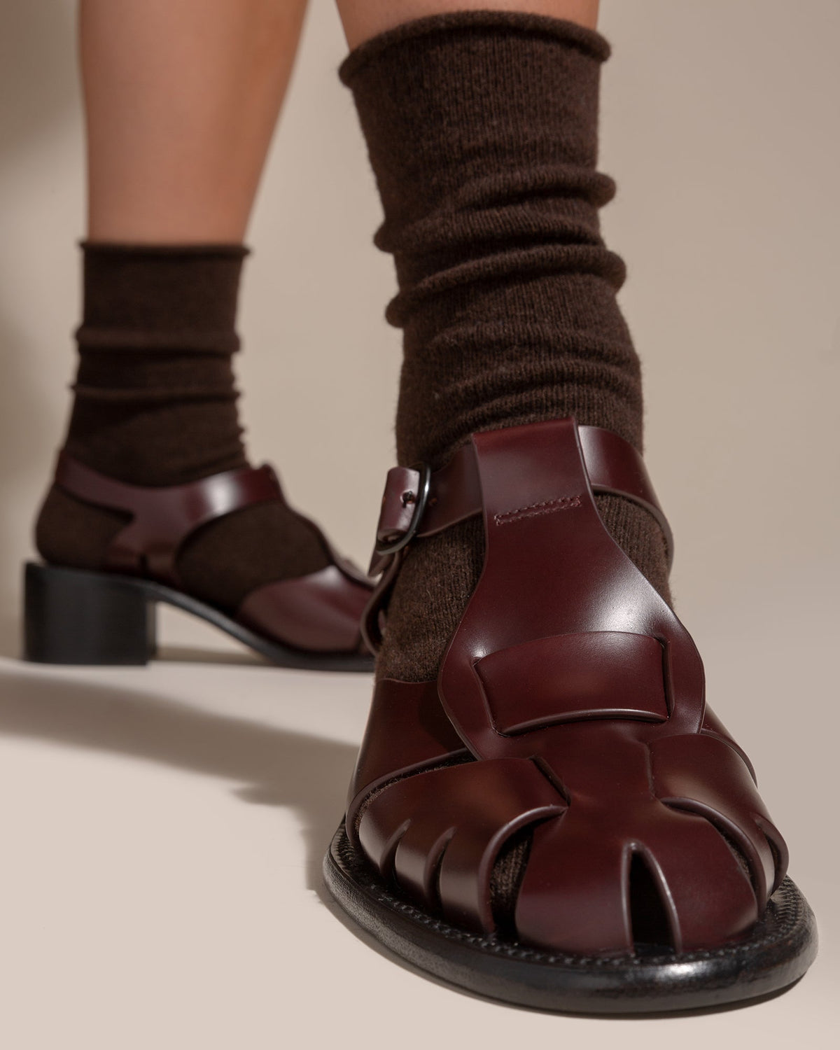 PESCA HEELED - Fisherman Sandal