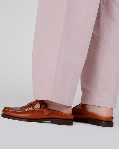 FERRIOL MULE - Men's Woven T-bar Mule Loafer