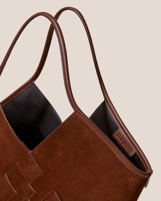 COLOMA SUEDE - Leather Tote Bag