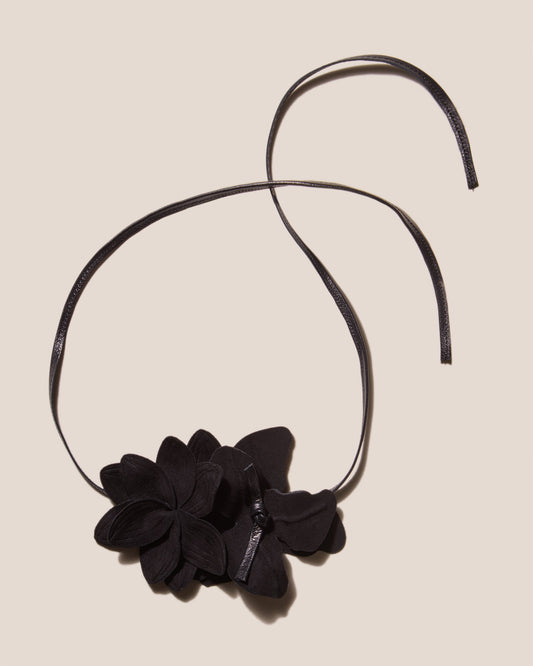 COROLA - Flower Charm with Leather Strap