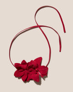 COROLA - Flower Charm with Leather Strap