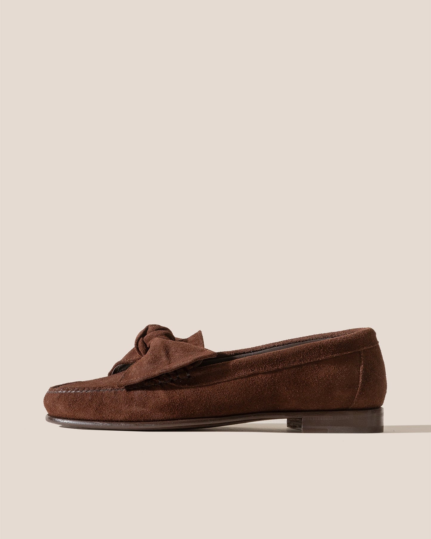 CORBATI SUEDE - Bow-Detail Slip-On Loafer