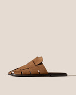DIRA SLIM SUEDE - Men's Interwoven Mule