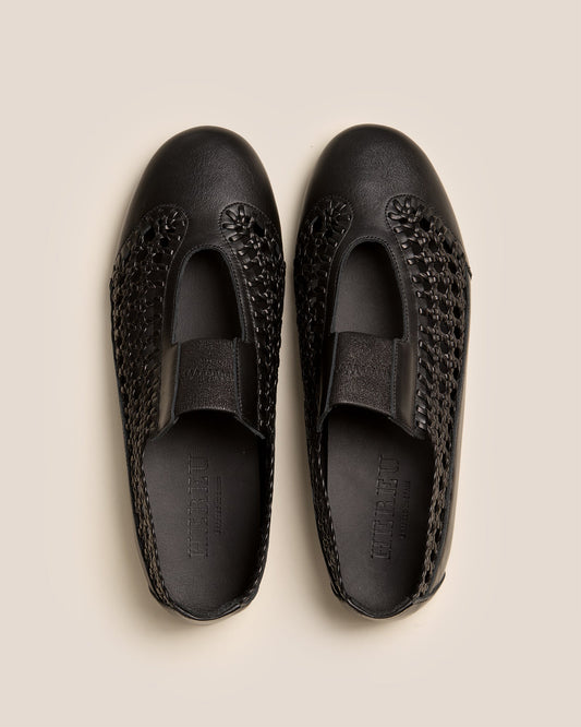 ESPORTIU MARY JANE WOVEN LEATHER - Sporty Mary Jane Shoe