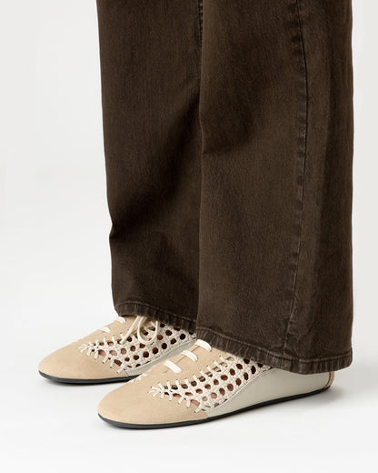 ESPORTIU WOVEN - Lace-Up Sporty Shoe