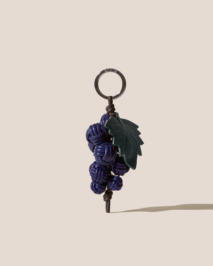 RAÏM - Hand-Knotted Grapes Leather Key Holder