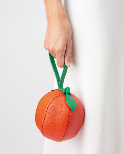 TARONJA PURSE - Orange-Shaped Leather Coin Purse
