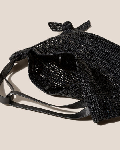 CADOR RAFFIA MESH - Slouchy Shoulder Bag