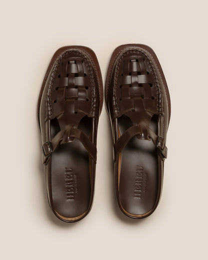 BONELL - Men's Woven T-bar Mule Loafer