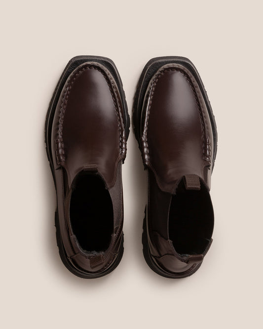 ALDA SPORT - Tread Sole Low-Calf Chelsea Boot