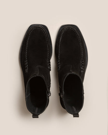 ANDREU SUEDE - Men's Low-calf Zipped Boot