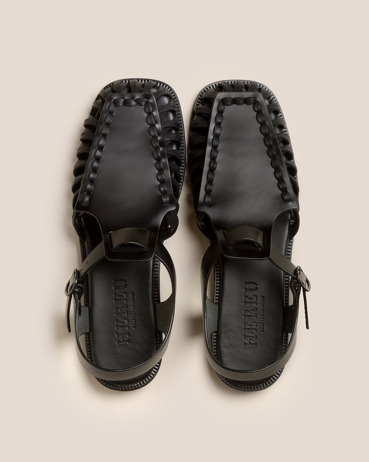 ALARO - Men's Square-Toe T-bar Sandal