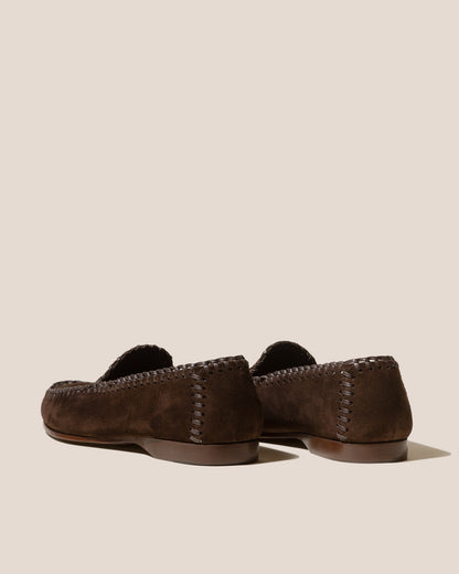 SASTRE SUEDE - Men's Braided Seams Slip-on Loafer