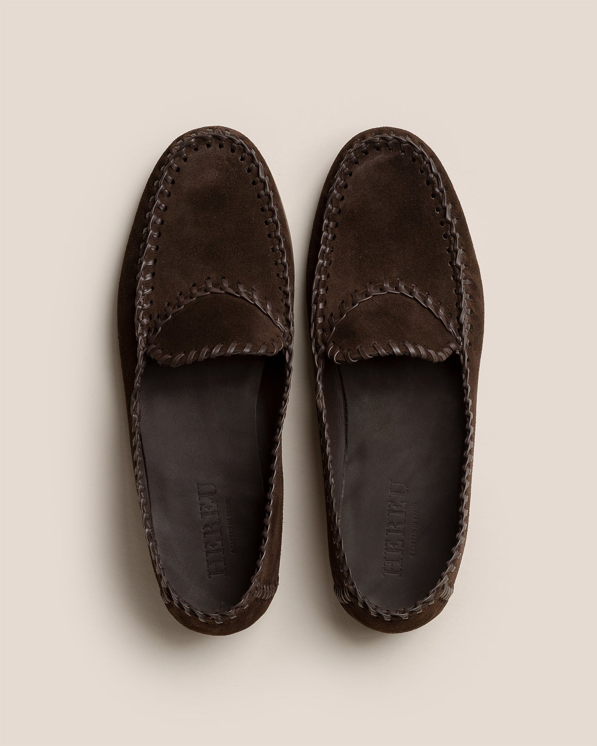 SASTRE SUEDE - Men's Braided Seams Slip-on Loafer