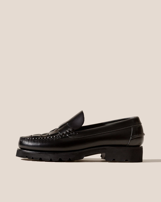 NOMBELA R SPORT - Men's Tread Sole Interwoven Detail Slip-On Loafer