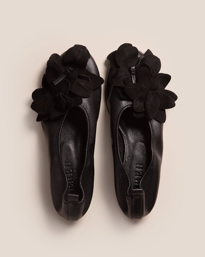 FLORIDA - Flower-Detail Mid-Heel Pump