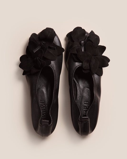 FLORIDA - Flower-Detail Mid-Heel Pump